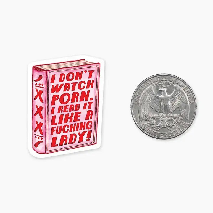 Mini Sticker- Lady Porn