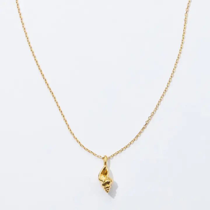 Sea Shell Pendant Necklace- G