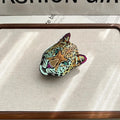 Leopard Claw Clip