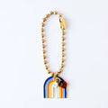 Rainbow Bag Charm - Blue