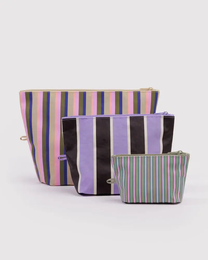 Go Pouch Set- Candy Shop Stripes