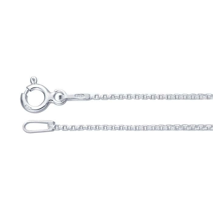 Sterling Box Chain 1mm - 20"