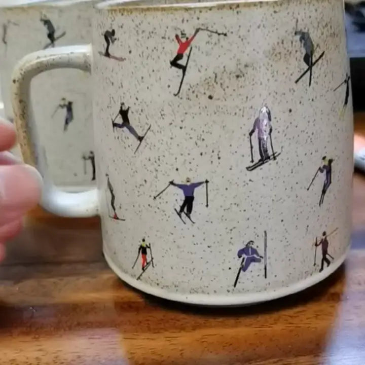Ski Adventure Stoneware Mug