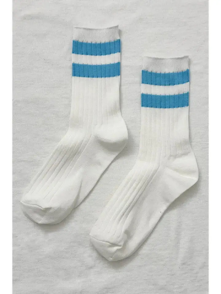 Her Socks - Varsity - Blue Stripe