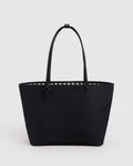 Large Nylon Reversible Tote - Black Mix