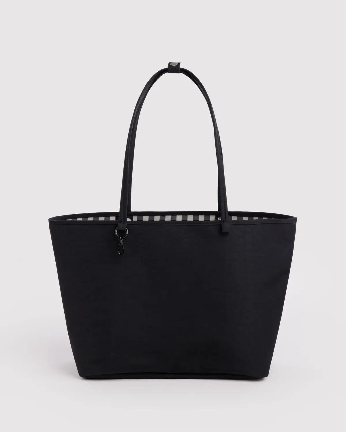 Large Nylon Reversible Tote - Black Mix