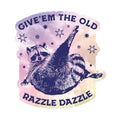 Razzle Dazzle Raccoon Sticker
