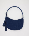 Medium Nylon Crescent Bag- Navy