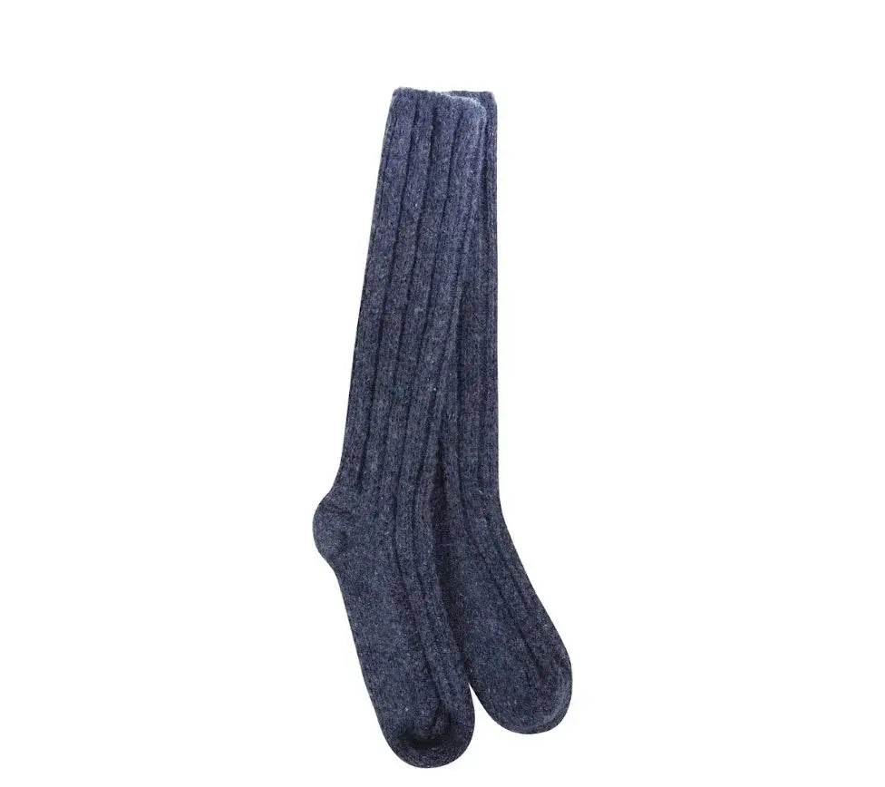 Sweater Slouch Crew- Denim Confetti