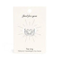 Stainless Steel Adjustable Heart Toe Ring