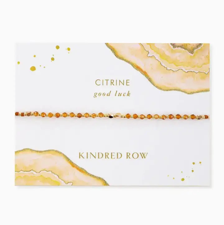 Citrine Healing Gemstone Stacking Bracelet