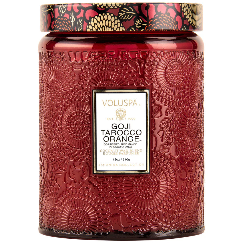 Goji Tarocco Orange Large Glass