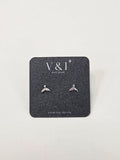 Whale Tail Stud- S