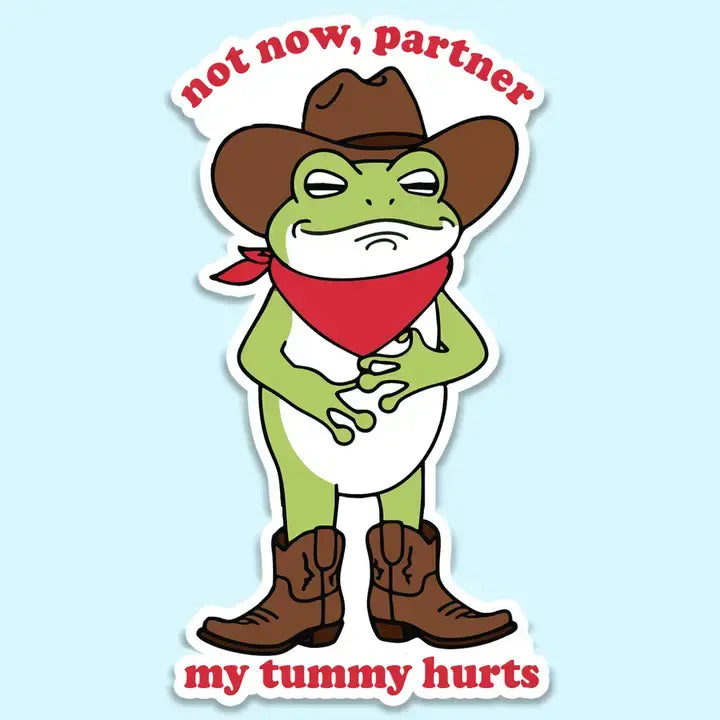My Tummy Hurts Sticker