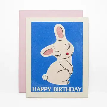 Happy Birthday Bunny Card