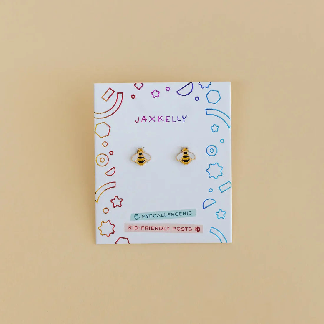 Kids Earrings: Bumble Bee