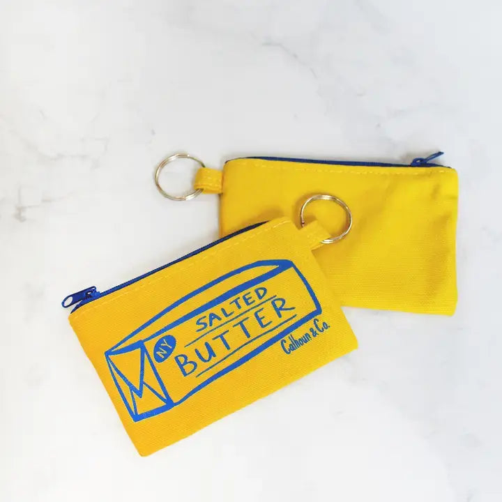Butter Zipper Card Pouch
