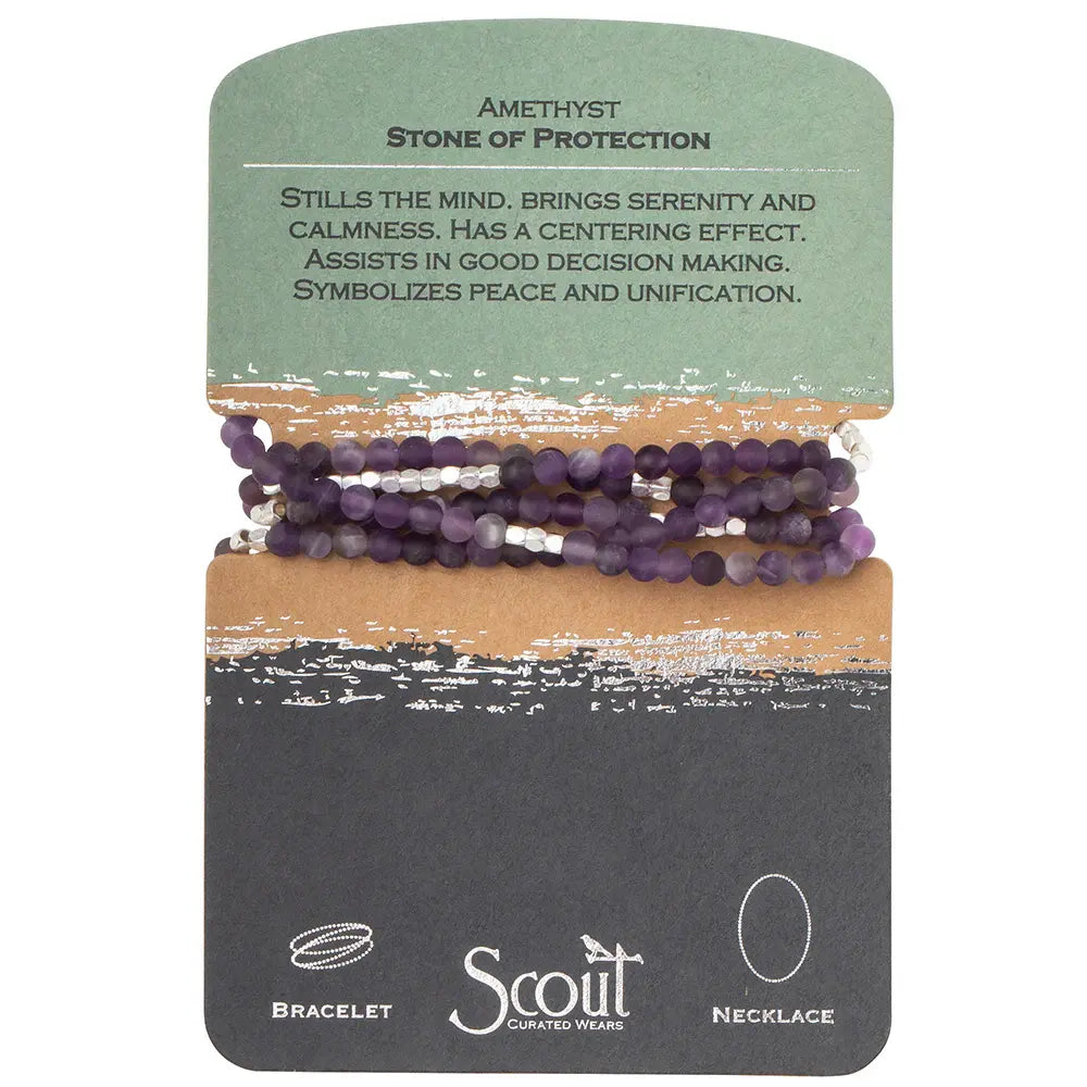 Stone Wrap: Amethyst- Stone of Protection