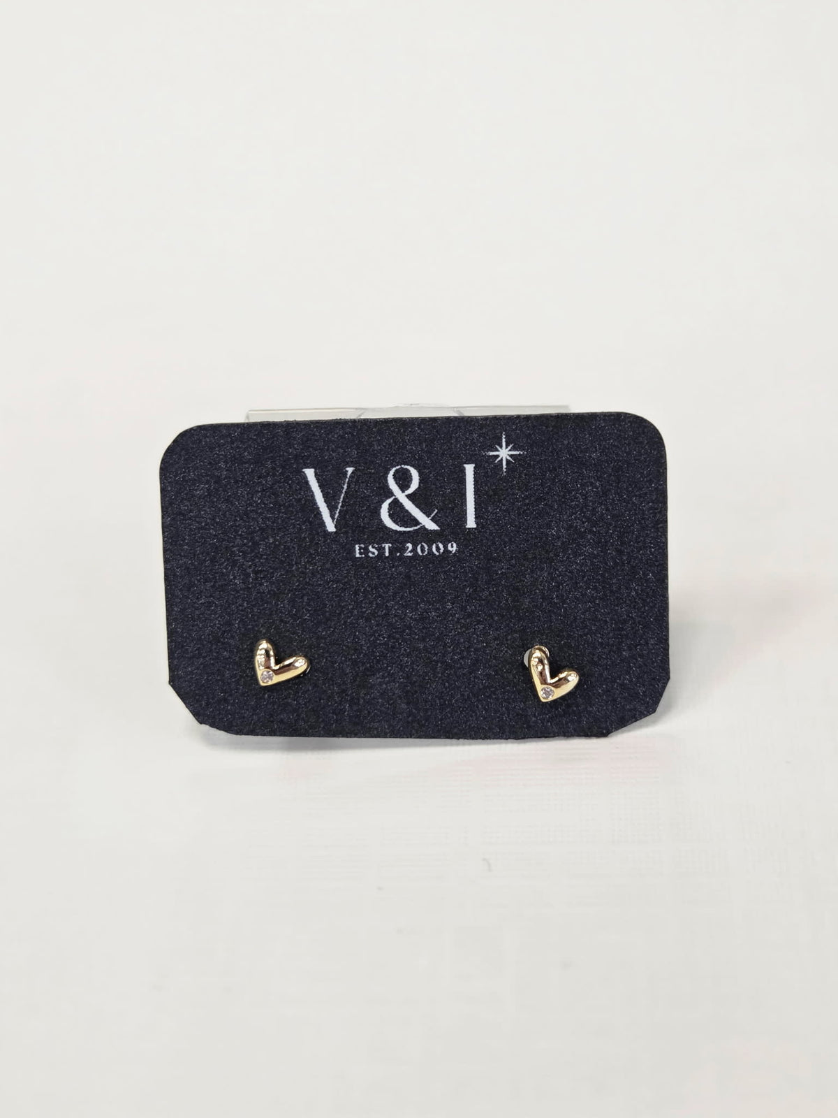 Heart cz Stud- G