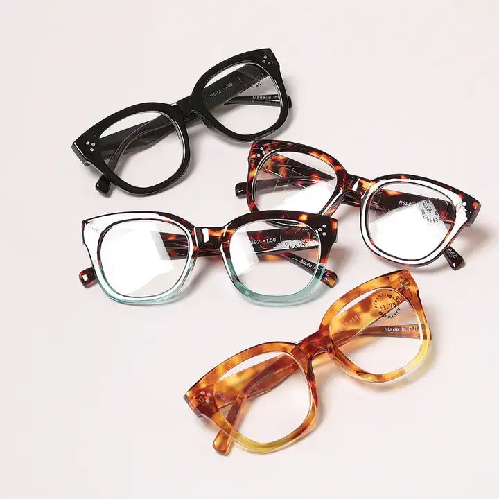 Bold Cateye Readers- +2.25