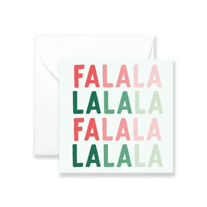 Fa La La Mini Card