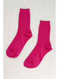 Her Socks-Fuchsia