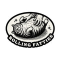 Fat Cat Feline Kitty Sticker