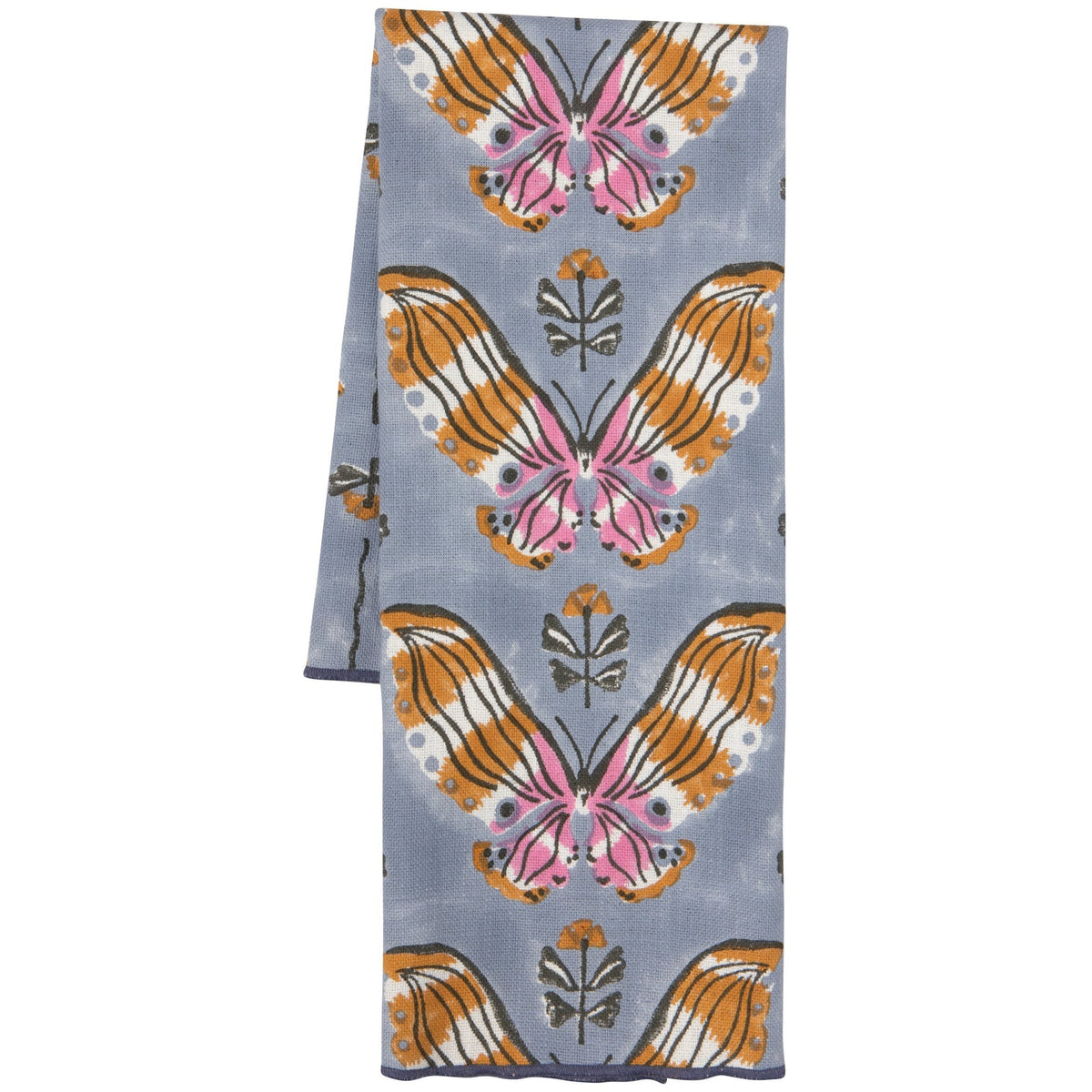 Aurora Block Print Dishtowel