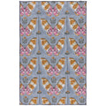 Aurora Block Print Dishtowel