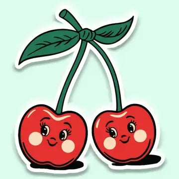Vintage Cherry Sticker