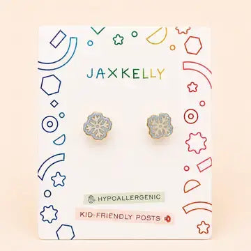 Kids Earrings: Snowflake