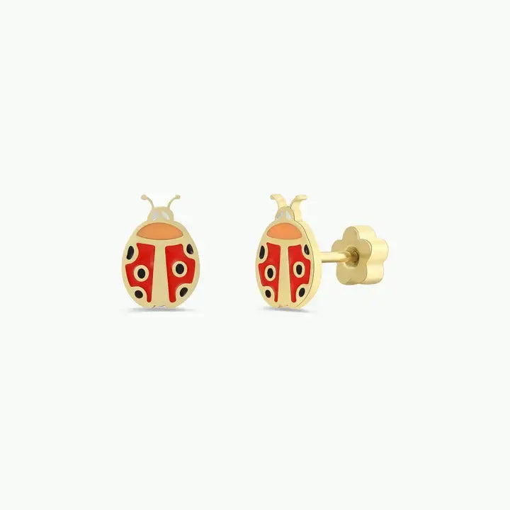 Kids Earrings: Ladybug