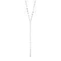 Stainless Blank Bar Pendant Lariat Necklace