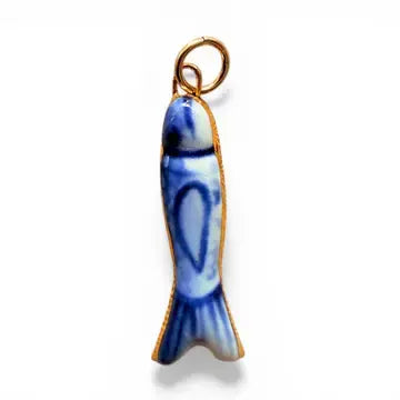 Blue Fish Charm