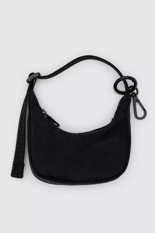 Crescent Bag Charm - Black