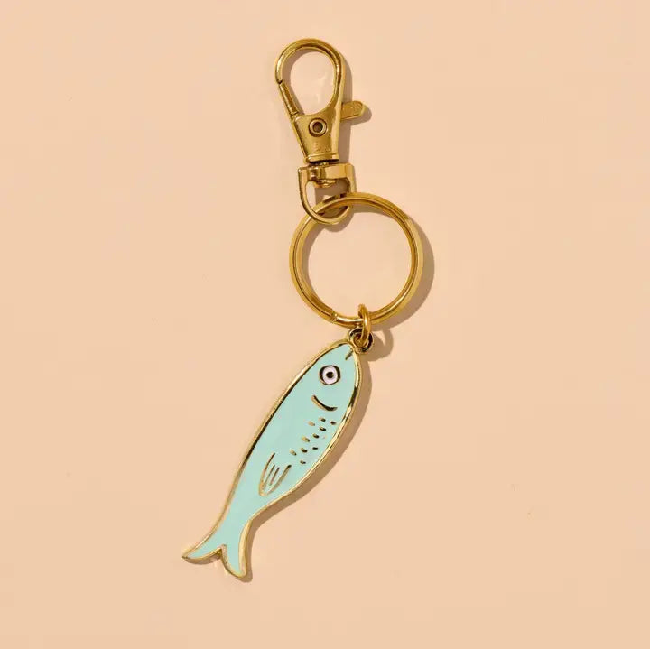 Enamel Keychain- Sardine