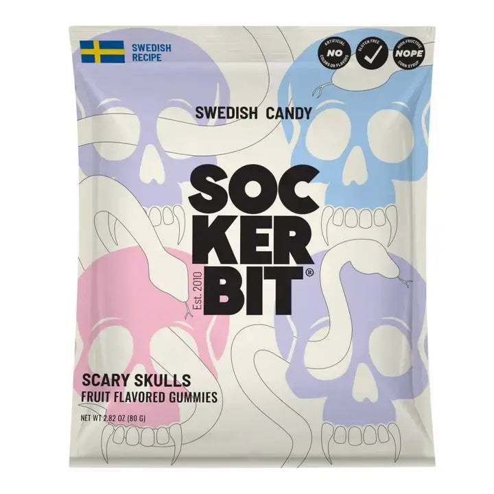 Scary Skulls Swedish Candy