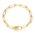 Paperclip Padlock Bracelet