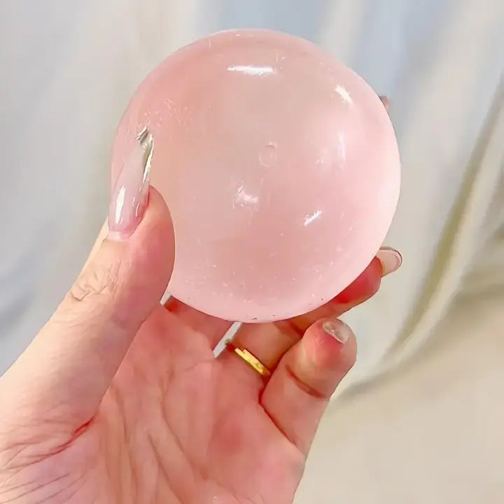 Coconut-Shaped Squishy- Pink