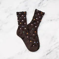 Berry Heart Socks-Wood