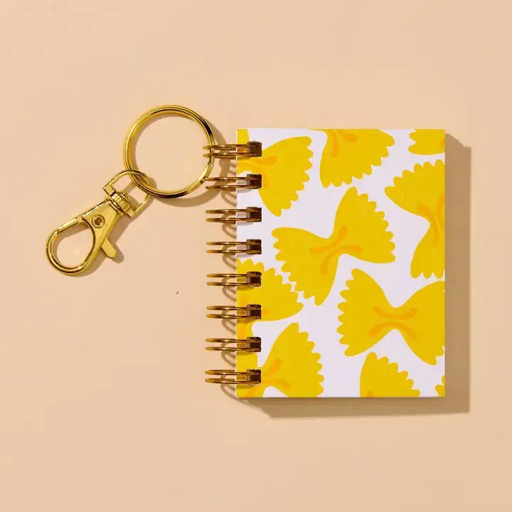 Mini Notebook Charm- Farfalle