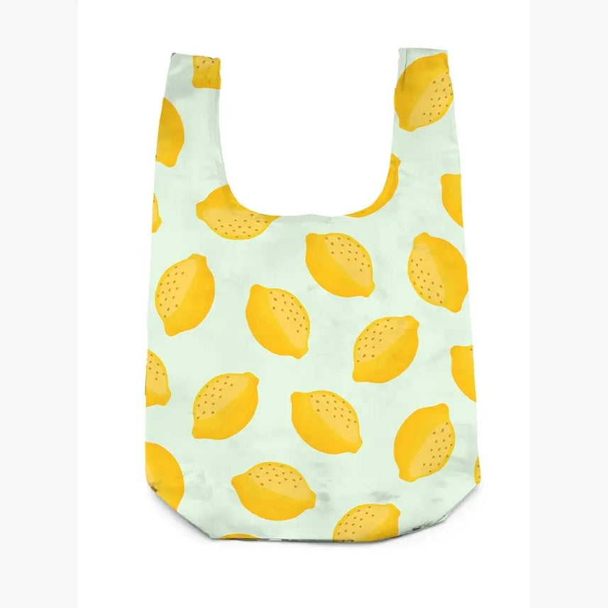 2-in-1 Bag Charm & Reusable Bag - Lemon