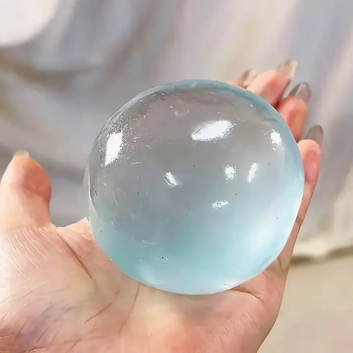 Coconut-Shaped Squishy- Blue