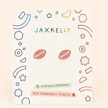 Kids Earrings: Football