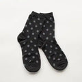 Polka Dots Casual Socks - Black