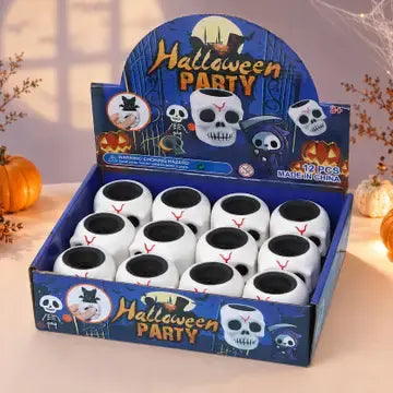 Halloween Pop-Up Bat Skull Squeeze - Skull Cup