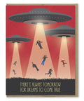 Always Tomorrow UFO Invasion Card