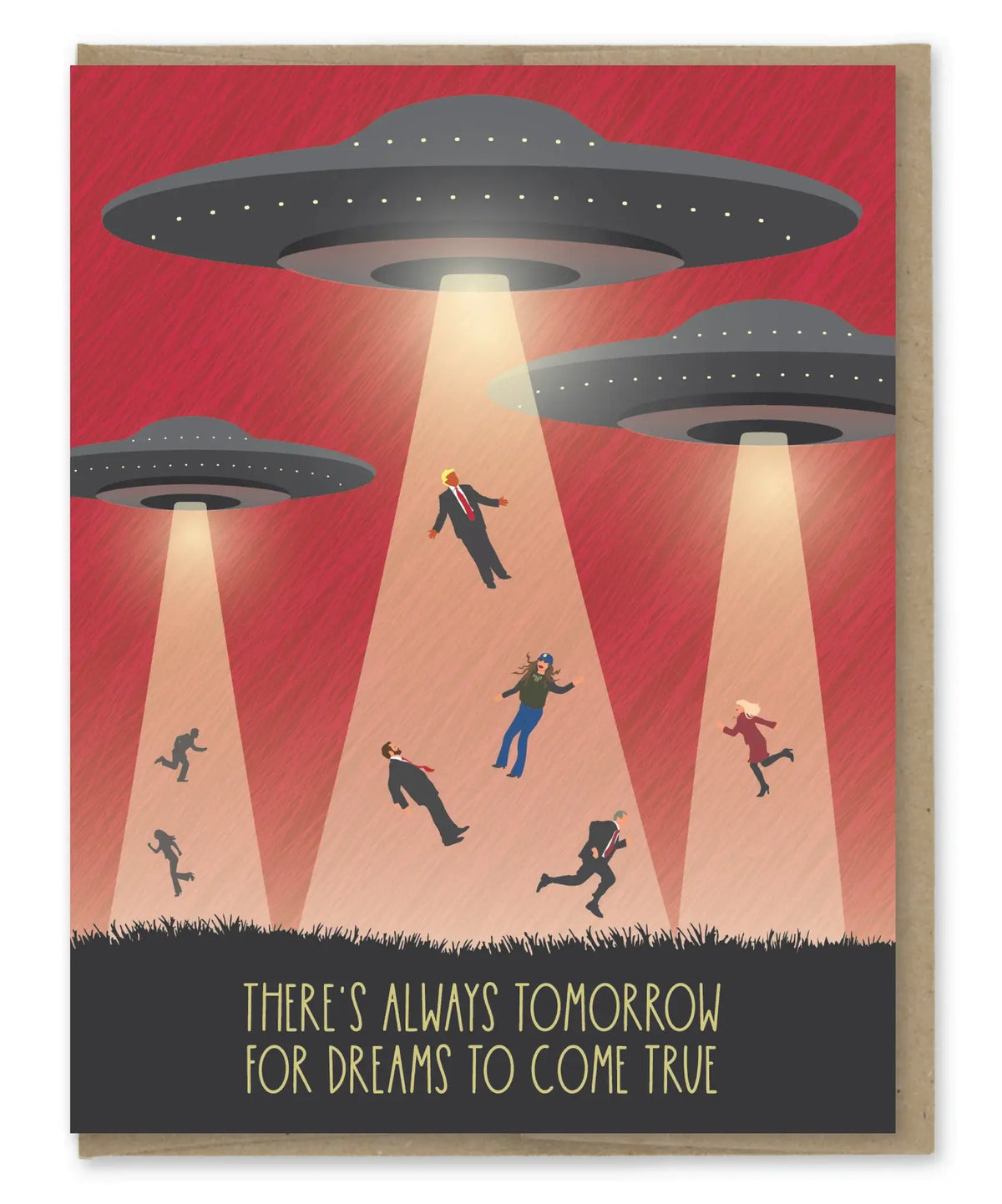 Always Tomorrow UFO Invasion Card
