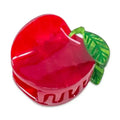 Mini Red Apple Hair Clip