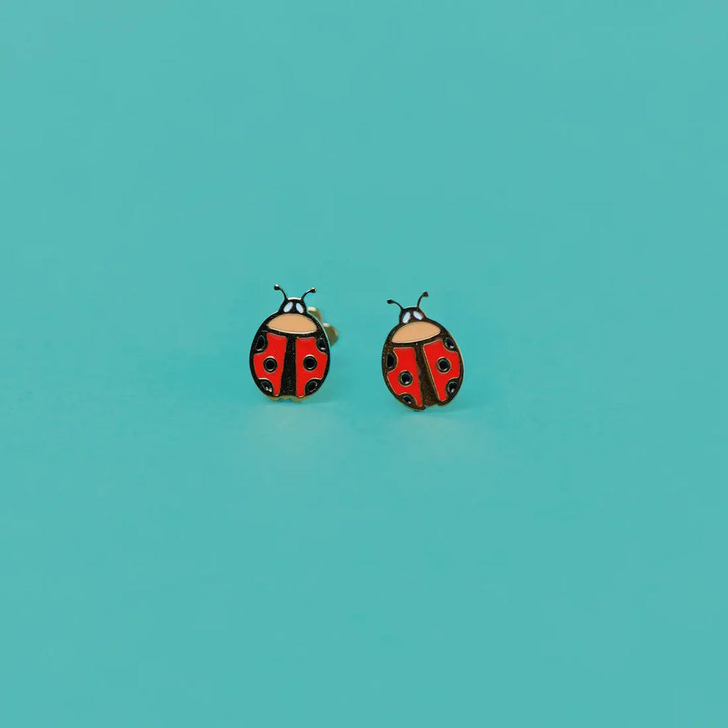 Kids Earrings: Ladybug